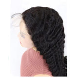 Simple Solid Color Half Lace Hair Cover Human Wigs