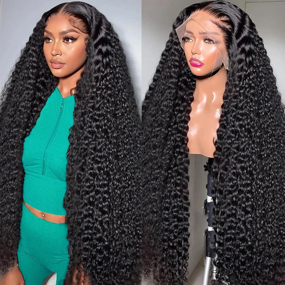 280% Density 13x6 Deep Wave Lace Frontal Human Hair Wigs Hd Loose Deep Wave 14x4 Lace Front Wig Curly Closure Wigs For Women