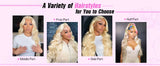 300 Density Blonde 613 Lace Front Wigs 13x6 HD Lace Body Wave Wig 40 42 Inch Brazilian Pre Plucked Colored Lace Frontal Remy Wig