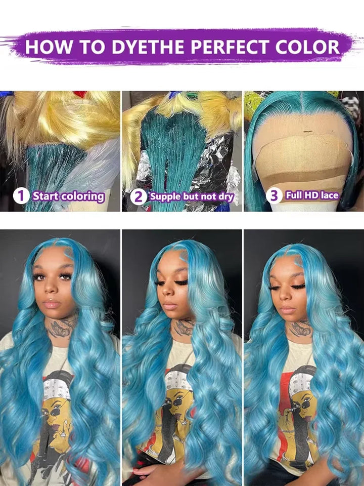 300 Density Blonde 613 Lace Front Wigs 13x6 HD Lace Body Wave Wig 40 42 Inch Brazilian Pre Plucked Colored Lace Frontal Remy Wig