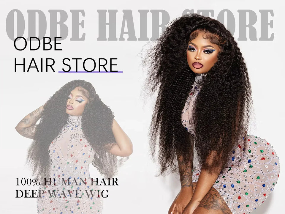 280% Density 13x6 Deep Wave Lace Frontal Human Hair Wigs Hd Loose Deep Wave 14x4 Lace Front Wig Curly Closure Wigs For Women