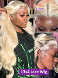 300 Density Blonde 613 Lace Front Wigs 13x6 HD Lace Body Wave Wig 40 42 Inch Brazilian Pre Plucked Colored Lace Frontal Remy Wig