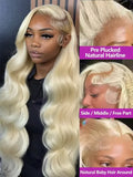 300 Density Blonde 613 Lace Front Wigs 13x6 HD Lace Body Wave Wig 40 42 Inch Brazilian Pre Plucked Colored Lace Frontal Remy Wig