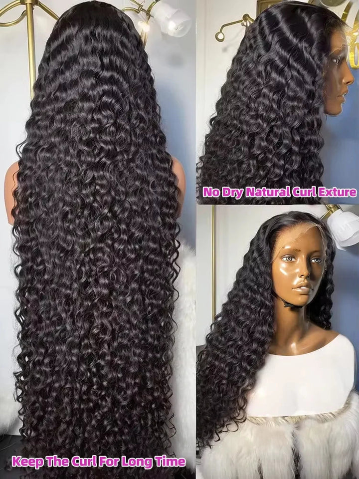 280% Density 13x6 Deep Wave Lace Frontal Human Hair Wigs Hd Loose Deep Wave 14x4 Lace Front Wig Curly Closure Wigs For Women