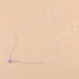 Fashion Simple Blue Eye Pendant Necklace