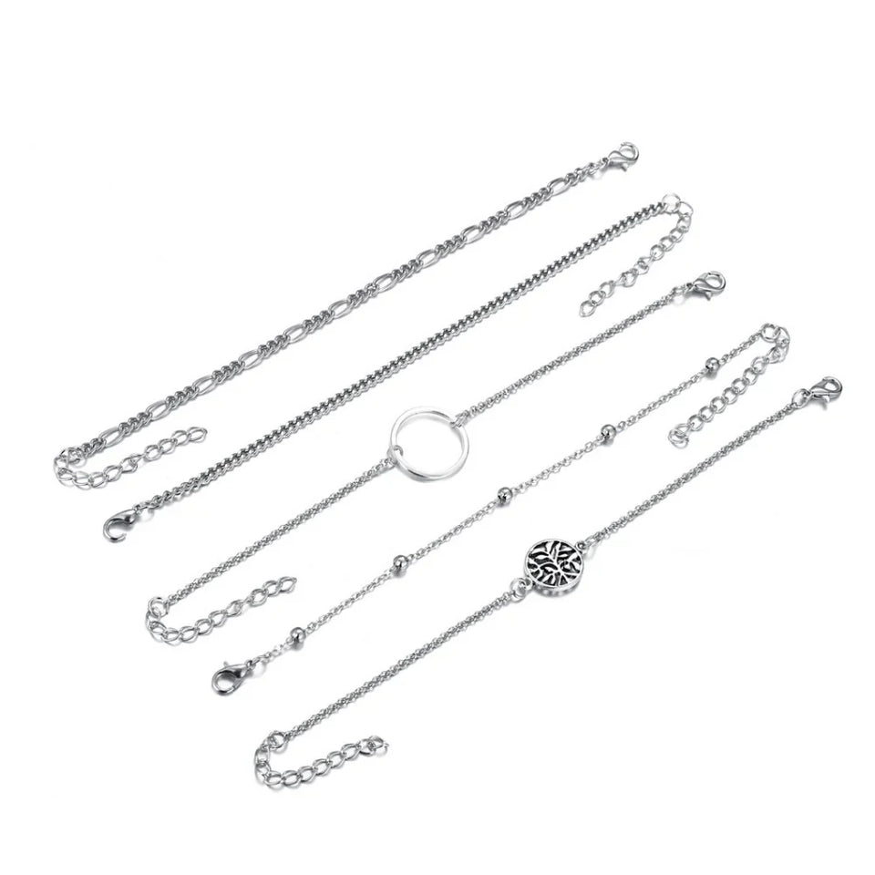 Handmade Creative Classic Simple Bracelet Five-piece Set