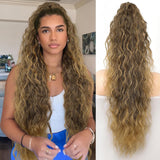 Grip Ponytail Fluffy Long Curly Hair Horse Tail Wig