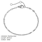New Non-fading Niche Women's Stainless Steel Anklets