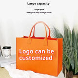 Large Capacity High-end Tote Bag Felt Bag Personalized Simple Shopping