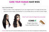 Princess Hair 13x6 HD Lace Frontal Human Hair Wigs Pre Plucked Straight Transparent Lace Front Human Hair Wigs For Women