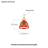 Alluvial Gold Ancient Yellow Gold Lucky Beads Diy Accessories