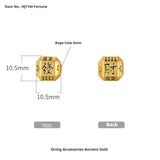Alluvial Gold Ancient Yellow Gold Lucky Beads Diy Accessories