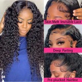 30 32 inch Transparent Deep Wave 13x6 Lace Front Human Hair Wigs 13x4 Lace Frontal Wig Human Hair Wigs 100% Human Hair Quality
