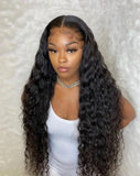 Brazilian Transparent preplucked curly wigs
