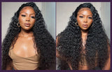 300% Density 40 46 Inch Deep Wave 13x6 HD Lace Front Human Hair Wig Loose Water Curly 13x4 Lace Frontal Wig Human Hair For Women