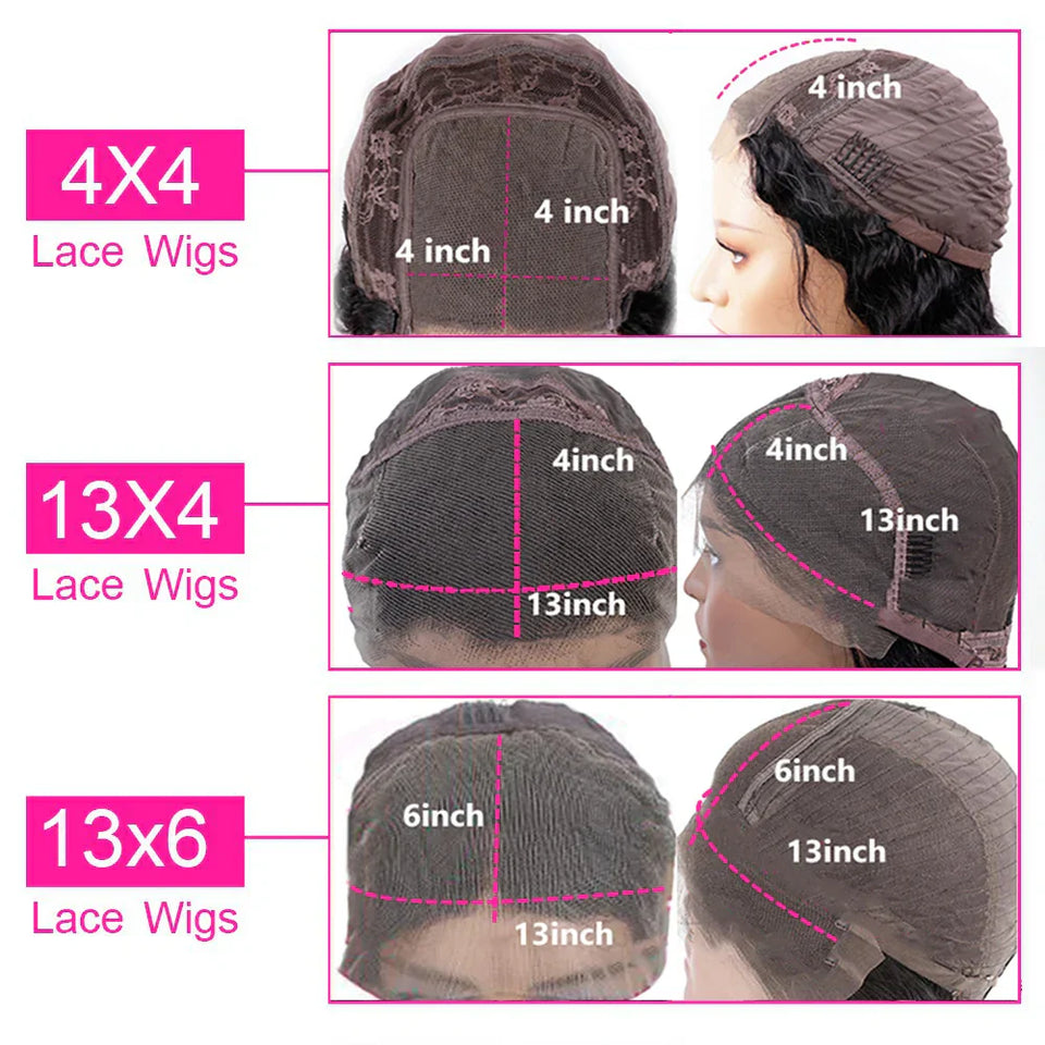 HD Deep Wave 13x4 Lace Frontal Human Hair Wig On Sale 28 30 32 Inch Brazilian Remy 200% Density Curly 4x4 Closure Wigs for Women