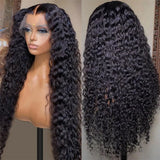 Brazilian Transparent preplucked curly wigs