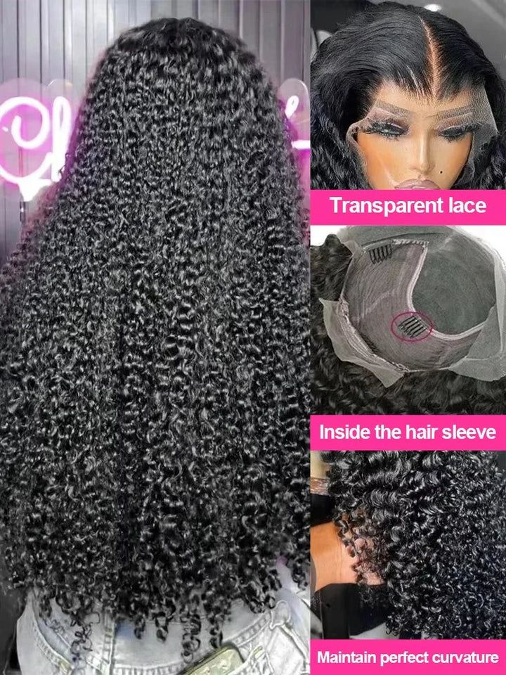250% High Density 40 38 Inch Deep Wave 13x6 HD Lace Front Human Hair Wig Loose Water Wave Curly 13x4 Lace Frontal Wig Human Hair