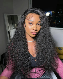 7X5 13X4 Water Wave Glueless Wig Ready to Wear PrePlucked 13X6 Deep Wave HD Lace Frontal Wig Curly Human Hair Wigs For Women