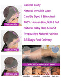 High Density 300% 40 46 Inch Deep Wave 13x6 HD Lace Front Human Hair Wig Water Wave Curly 13x4 360 Lace Frontal Wigs Human Hair