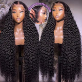 250 300 Density 13x6 HD Lace Frontal Wig Deep Wave Curly Human Hair Wigs For Women Water Wave 13x4 Lace Front Human Hair Wig 200
