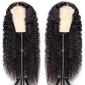 30 32 inch Transparent Deep Wave 13x6 Lace Front Human Hair Wigs 13x4 Lace Frontal Wig Human Hair Wigs 100% Human Hair Quality