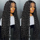 30 32 inch Transparent Deep Wave 13x6 Lace Front Human Hair Wigs 13x4 Lace Frontal Wig Human Hair Wigs 100% Human Hair Quality