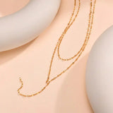 Simple Lasso Y-shaped Pendant Necklace
