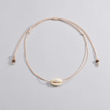 Personalized Shell Bead Hand-knit Necklace