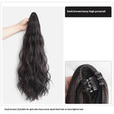 Wig High Ponytail Cloud Hot Grip Water Ripple Braid Fluffy Natural Long Curly Hair
