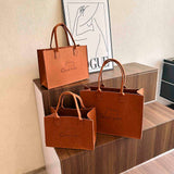 Large Capacity New Versatile Felt Single-shoulder Bag