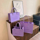 Large Capacity New Versatile Felt Single-shoulder Bag