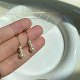 Pearl Earrings Long Tassel Eardrop Earring
